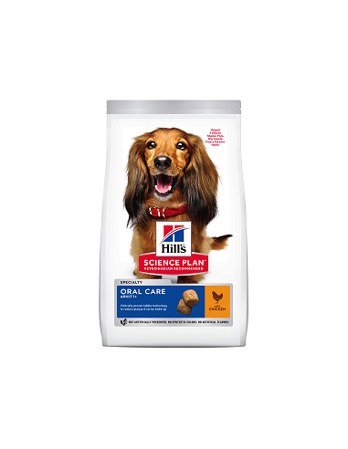 Hill's SP Canine Adult Oral Care cu Pui, 2 x 2 Kg