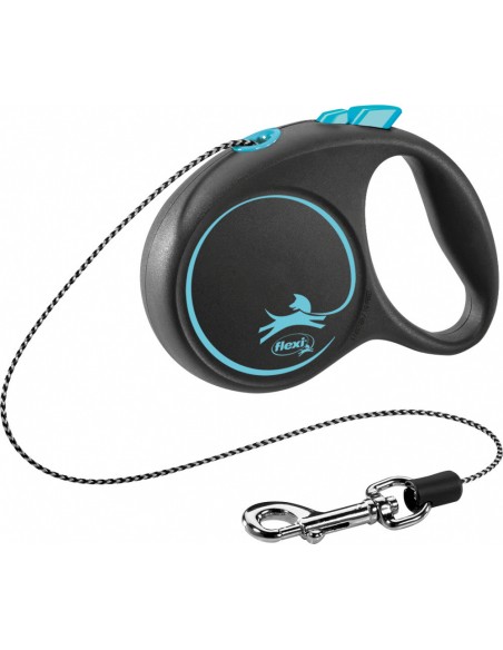 Trixie Lesa Flexi Black Design Snur XS Albastru, 3m/8kg