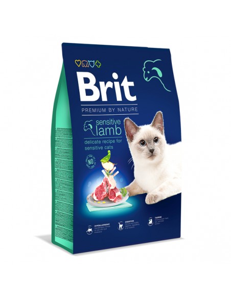 Brit Premium by Nature Cat Sensitive Lamb 8 kg