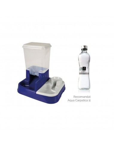 Dispenser Hrana Apa Duo Max pentru Caini si Pisici