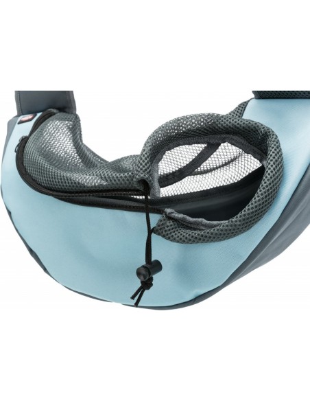 Trixie Geanta Frontala de Transport Sling Gri/Albastru, 50 X 25 X 18 cm