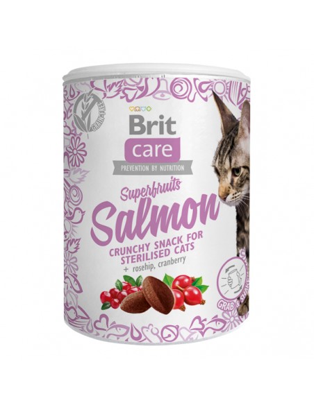 Brit Care Cat Snack Superfruits Salmon 100 g