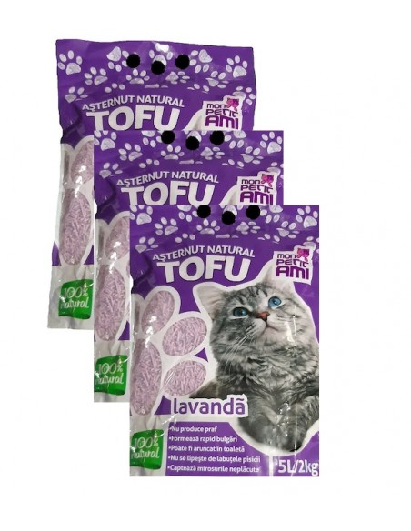 Asternut Mon Petit Ami, Tofu Lavanda, 3 x 5 L  (2 kg)
