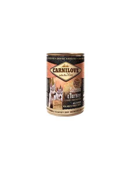 Carnilove Wild Meat Salmon and Turkey for Puppies 6x400 g