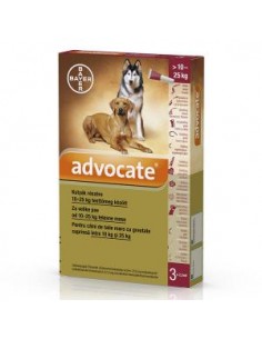 Advocate Dog 10-25 kg, 1 pipeta