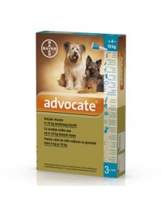 Advocate Dog 4-10 kg x 1 pipeta