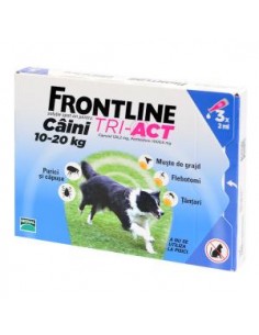 Frontline Tri Act, Caine 10-20 kg, 1 pipeta