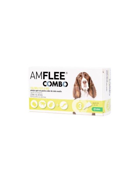 Amflee Combo Dog 134 mg-M (10-20 kg) x 1 pipeta