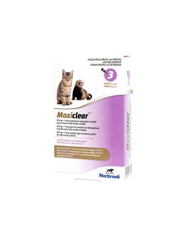 Moxiclear Cat 1 pip x 0.4 ml, S 0-4 kg