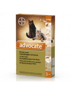 Advocate pisici 0-4 kg, 1 pipeta