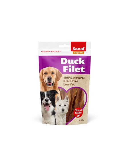 Sanal Dog Duck Fillet Doypack 5 x 80 g