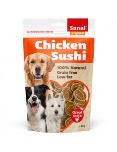 Sanal Dog Chicken Sushi Doypack 5 x 80 g