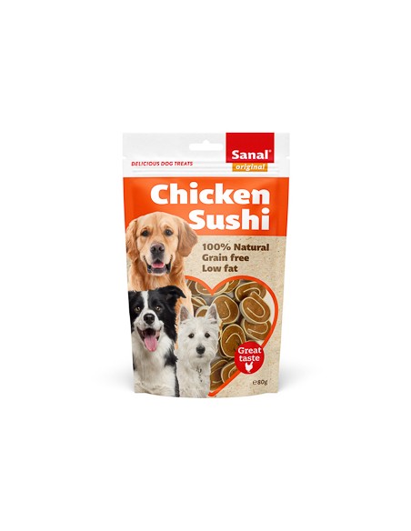 Sanal Dog Chicken Sushi Doypack 5 x 80 g