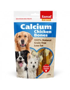 Sanal Dog Calcium Chicken Bones Doypack 5 x 80 g