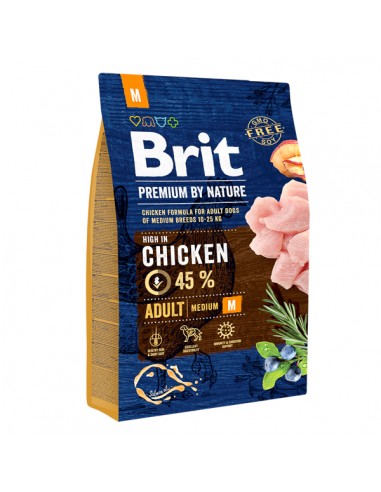 Brit Premium by Nature Adult M 3 Kg