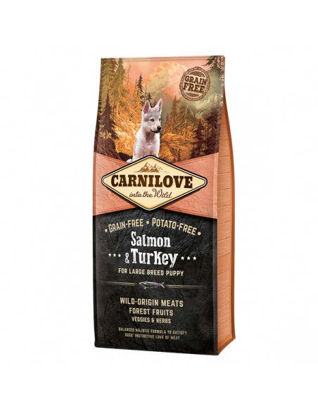 Carnilove Salmon and Turkey Large Breed Puppy 12 kg