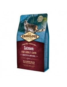 Carnilove Salmon Cats Sensitive and Long Hair 2 kg