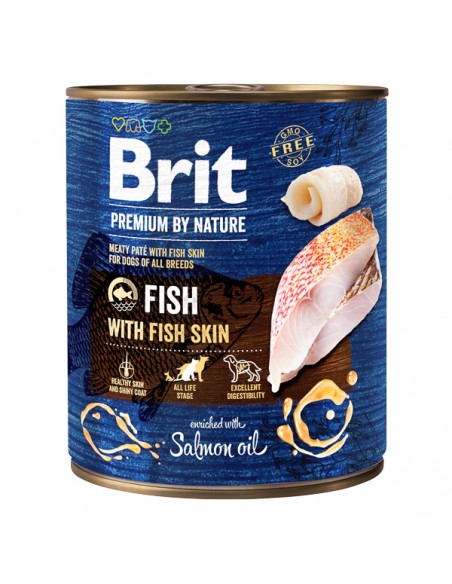Brit Premium by Nature Fish with Fish Skin 6 x 800 g