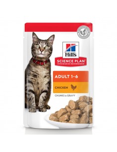 Hill’s SP Feline Adult cu Pui, 12x85g plic