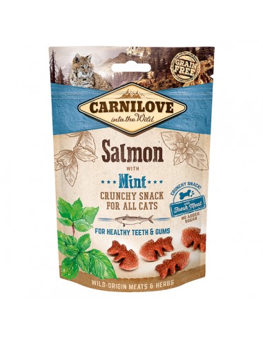 Carnilove Cat Crunchy Snack Salmon with Mint...