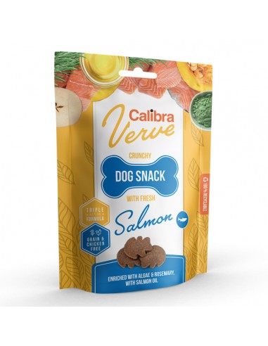 Calibra Dog Verve Crunchy Snack Fresh Salmon...