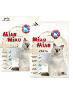Silicat Miau Miau Maxi 2 x 15L