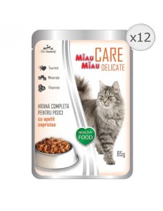 Hrana umeda pentru pisici Miau Miau Care Delicate Macrou,...