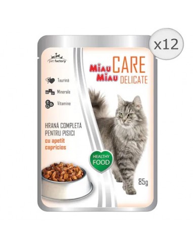 Hrana umeda pentru pisici Miau Miau Care...