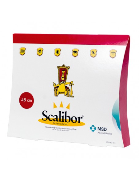 Scalibor 48 cm, Zgarda Antiparazitara Caini