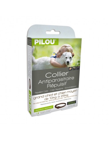Zgarda Antiparazitara Pilou Caine Talie Medie 60cm