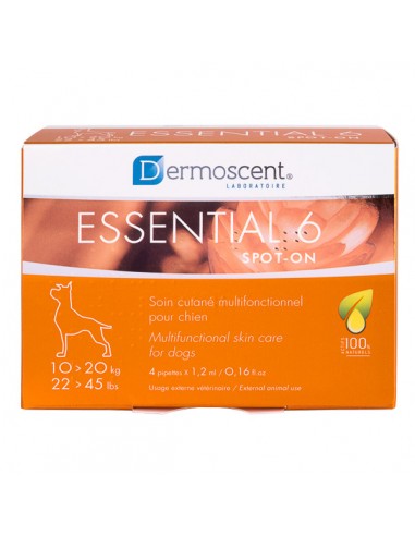 Dermoscent Essental 6 Spot-On Caine 10-20 kg, 1...