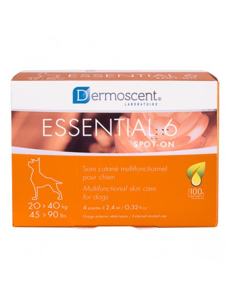 Dermoscent Essental 6 Spot-On Caine 20-40 kg, 4 pipete