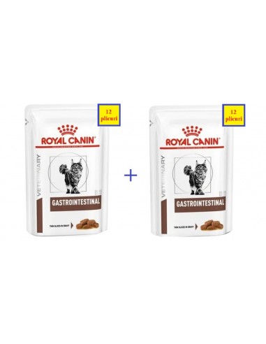 Pachet Plic Royal Canin, VD Gastro Intestinal,...