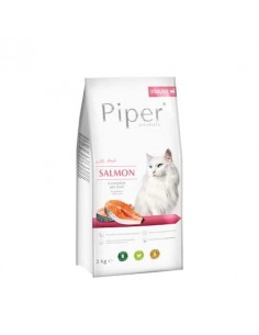 Hrana uscata Piper cu Somon pentru pisici adulte...
