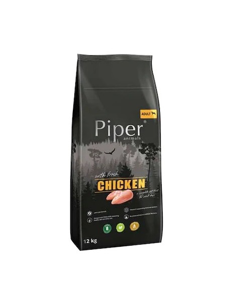 Hrana uscata pentru caini Adulti Piper carne de pui, 12 kg