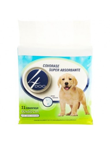 Covoras Absorbant 4Dog 3x (10 buc), 60x60 cm