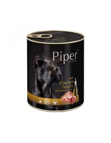 Piper Adult Dog inimi de pui si orez brun 6x800 g
