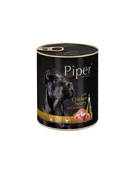 Piper Adult Dog inimi de pui si orez brun 6x800 g