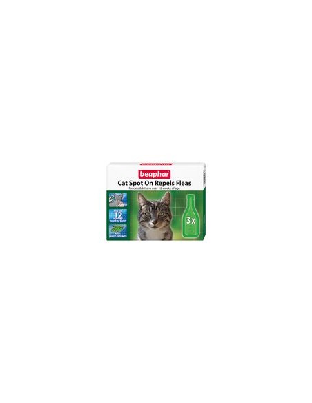 Pipeta Antiparazitara Pisici Beaphar Spot On Repels Fleas  3 Pip/Cut