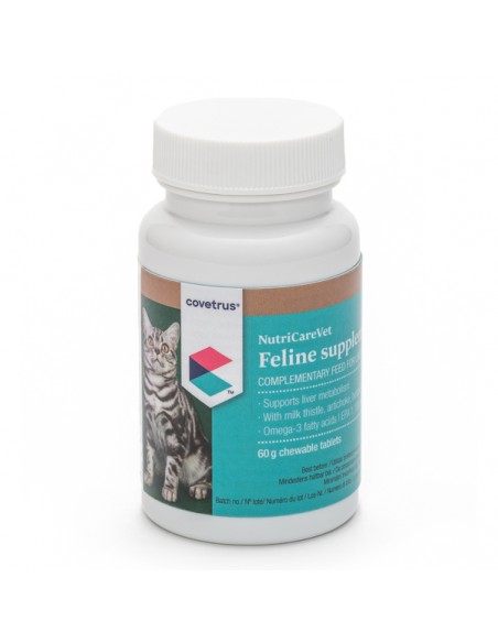 Supliment NutriCareVet Feline Supplement for Liver Support Tablets