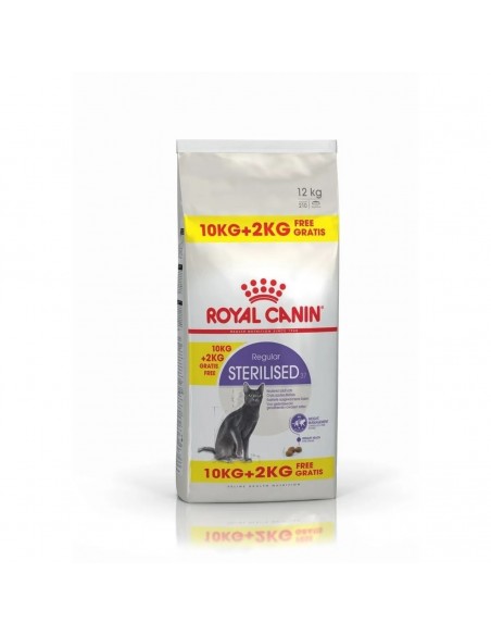 Royal Canin Sterilised, 10kg + 2 kg GRATUIT