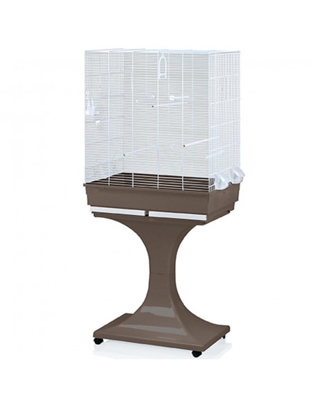 Colivie Pasari MPS Cristina Bianca cu Suport 65 cm, 66x45xh150 cm