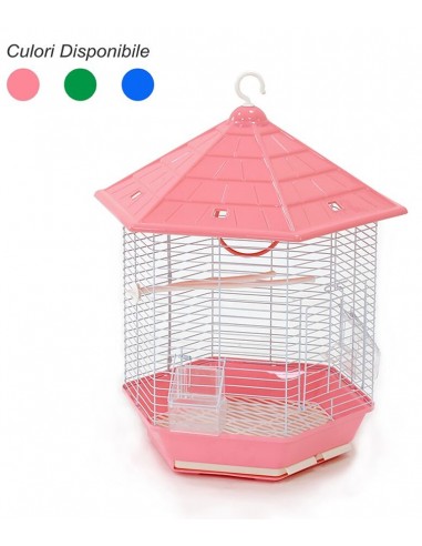 Colivie Pasari Hexagonala P322, 44,5x39x55 cm