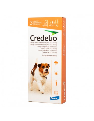 Credelio 225 mg (5.5-11 kg) 1 tableta