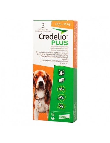Credelio Plus 225/8.44 mg (5.5-11 kg) 1 tableta