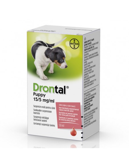 Drontal puppy suspension, 50 ml