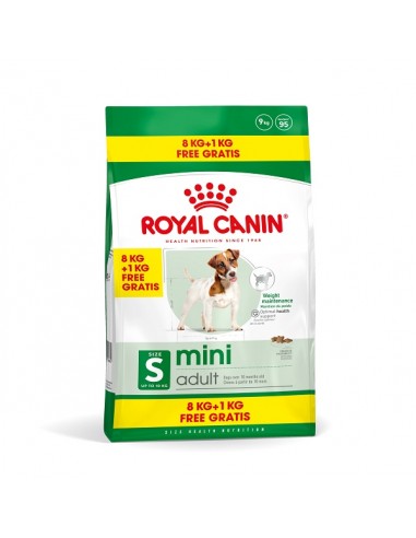 Royal Canin Mini Adult, 8 kg + 1gratis