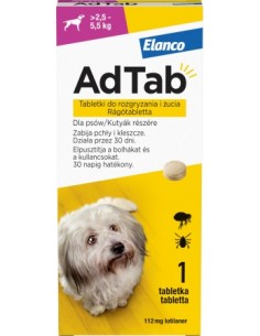 AdTab 112 mg caini impotriva purecilor si a capuselor...