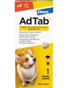 AdTab 225 mg caini impotriva purecilor si a capuselor...