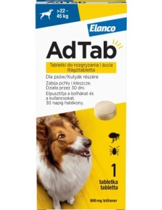 AdTab 900 mg caini impotriva purecilor si a capuselor...